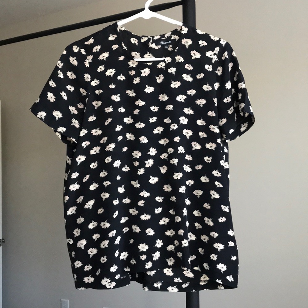 Silk Floral Madewell Tee